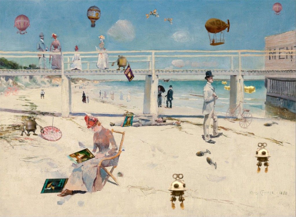 A Holiday at Mentone, 1888 (somewhat altered)